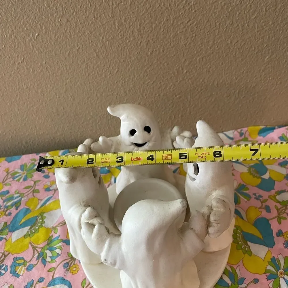 PENCO Vintage Four Ghost Candle Ceramic Holder
